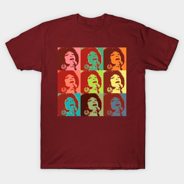 1971 Angela Davis T-Shirt by skittlemypony